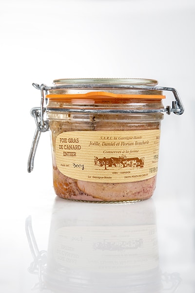Foie gras de canard entier en bocal - La Garrigue Haute