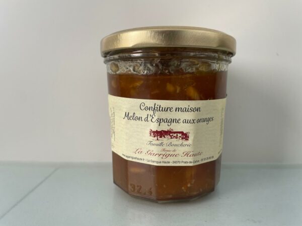 confiture melon d'Espagne orange